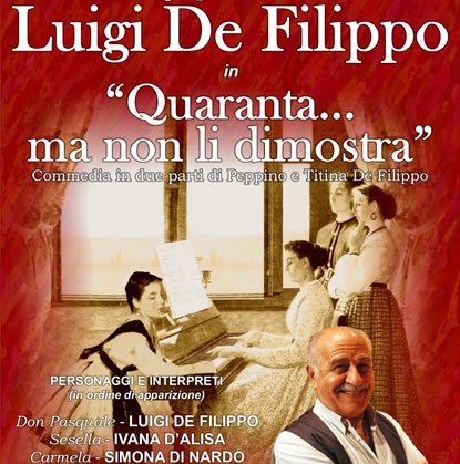 Quaranta ma non li dimostra
