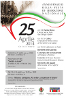 25 aprile 2013 - Anniversario della Festa di Liberazione Nazionale