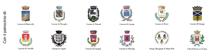 Con il patrocinio dei comuni