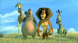 Madagascar 2 - Via dall'isola - Alex, Marty, Melman e Gloria