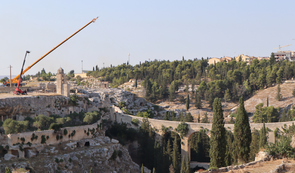 No time to die - 007 . Il set a Gravina