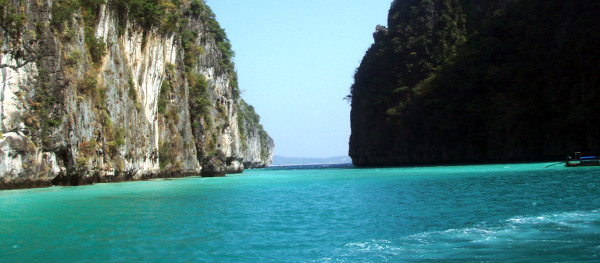 The beach