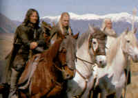 Aragon, Legolas e Gandalf