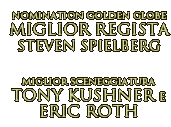 Nomination golden globe - Miglior regista - Miglior sceneggiatura