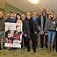  Diego Abatantuono con alcuni volontari dell'auditorium