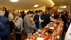 Il buffet preparato dagli studenti dell'Istituto Fumagalli