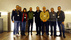   Max Pisu ed alcuni volontari dell'auditorium  