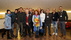   Gli attori ed alcuni volontari dell'auditorium  
