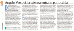 Angelo Vescovi, la scienza entra in parrocchia (Martedì 10 maggio 2005)