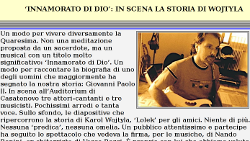 Immanorato di Dio - In scena la storia di Wojtyla