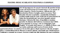 Rose Scarlatte per Paola Gassman