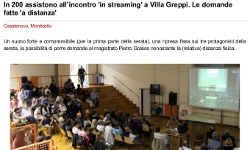 Incontro con Pietro Grasso - Procuratore Nazionale Antimafia