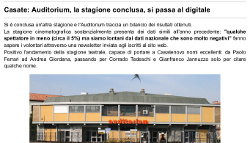 La stagione è conclusa: si passa al digitale