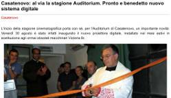 Al via la stagione Auditorium. Pronto e benedetto nuovo sistema digitale