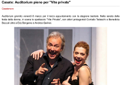 Vite Private - Con Benedicta Boccoli e Corrado Tedeschi