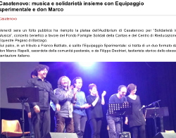Casatenovo: musica e solidarietà insieme con Equipaggio sperimentale e don Marco 
