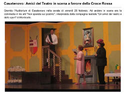 Amici del Teatro in scena a favore della Croce Rossa