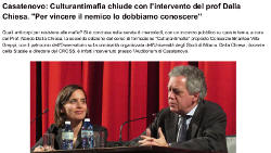 Casatenovo: Culturantimafia chiude con l’intervento del prof Dalla Chiesa. ''Per vincere il nemico lo dobbiamo conoscere''