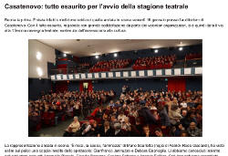 Casatenovo: tutto esaurito per l'avvio della stagione teatrale 