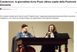 Casatenovo: la giornalista Anna Pozzi ultima ospite della Pastorale Giovanile