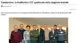 Casatenovo: in Auditorium il 3° spettacolo della stagione teatrale