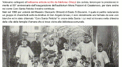 Casatenovo, coro S.Felicita: i nostri ricordi di questi primi cinquant'anni di Auditorium