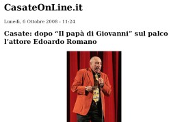 Edoardo Romano alla presentazione di "Il papà di Giovanna"