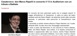 Don Marco Rapelli in concerto