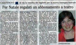Per Natale regalati un abbonamento a teatro