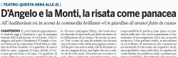 D’Angelo e la Monti, la risata come panace - 18/2/2010