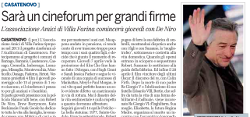 Sarà un cineforum con grandi firme