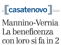 Mannino-Vernia | La beneficenza si fa in due