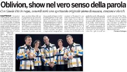 Oblivion. show nel vero senso della parola