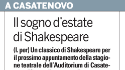 Il sogno d'estate di Shakespeare