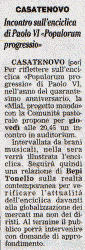 Incontro sull'enciclica di Paolo IV "Popolorum Progressio" - 16 ottobre 2007