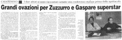 Grandi ovazioni per Zuzzurro e Gaspare superstar (16 gennaio 2007)
